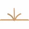 Ekena Millwork Redmond Timber Gable Bracket, Western Red Cedar, 108"W x 68"H x 3 1/2"D x 3 1/2"F, 15/12 Pitch GBW108X68X0404RED00SWR - alternate 3